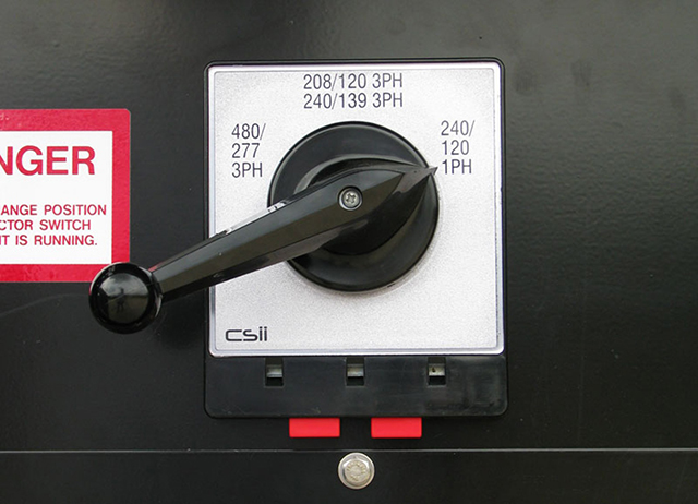 Generator Voltage Switch Detail